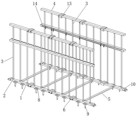 Agricultural grape planting cultivation device