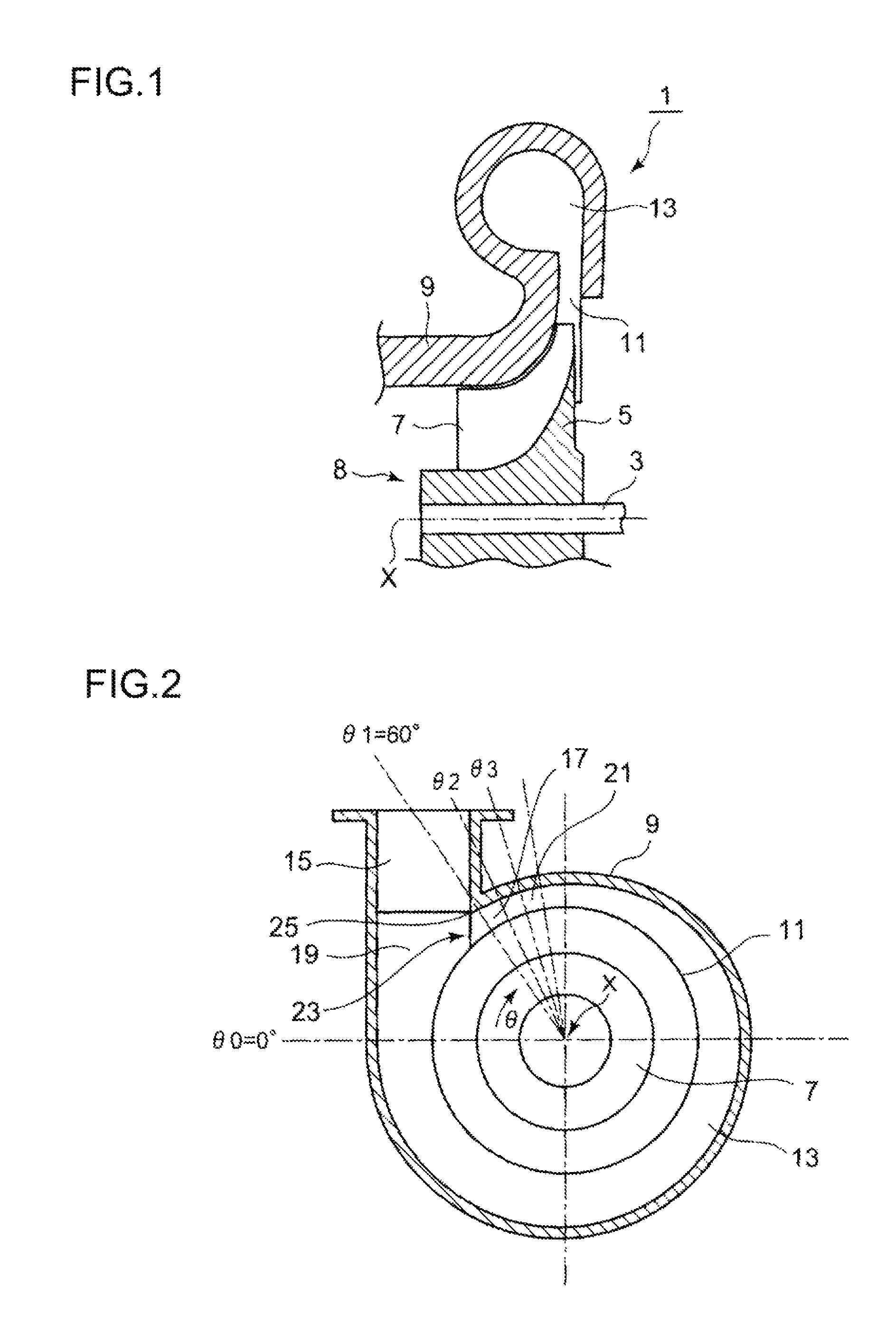 Scroll structure of centrifugal compressor