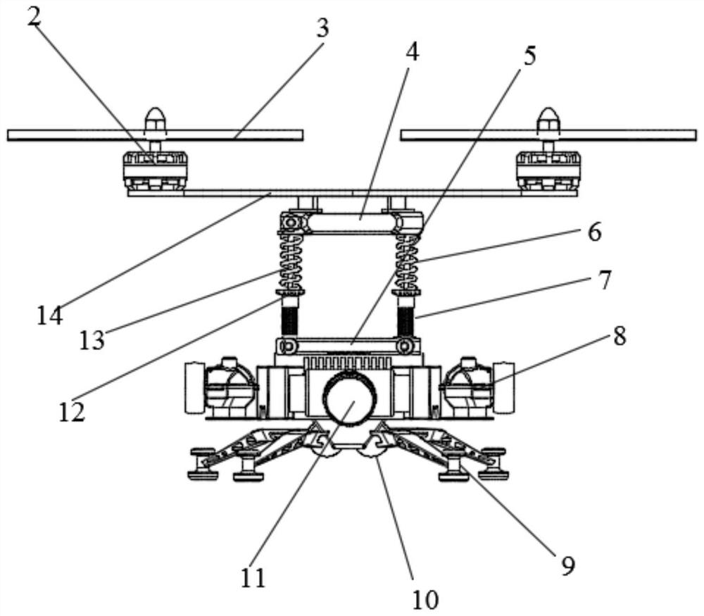 Linear engineering surveying and mapping unmanned aerial vehicle