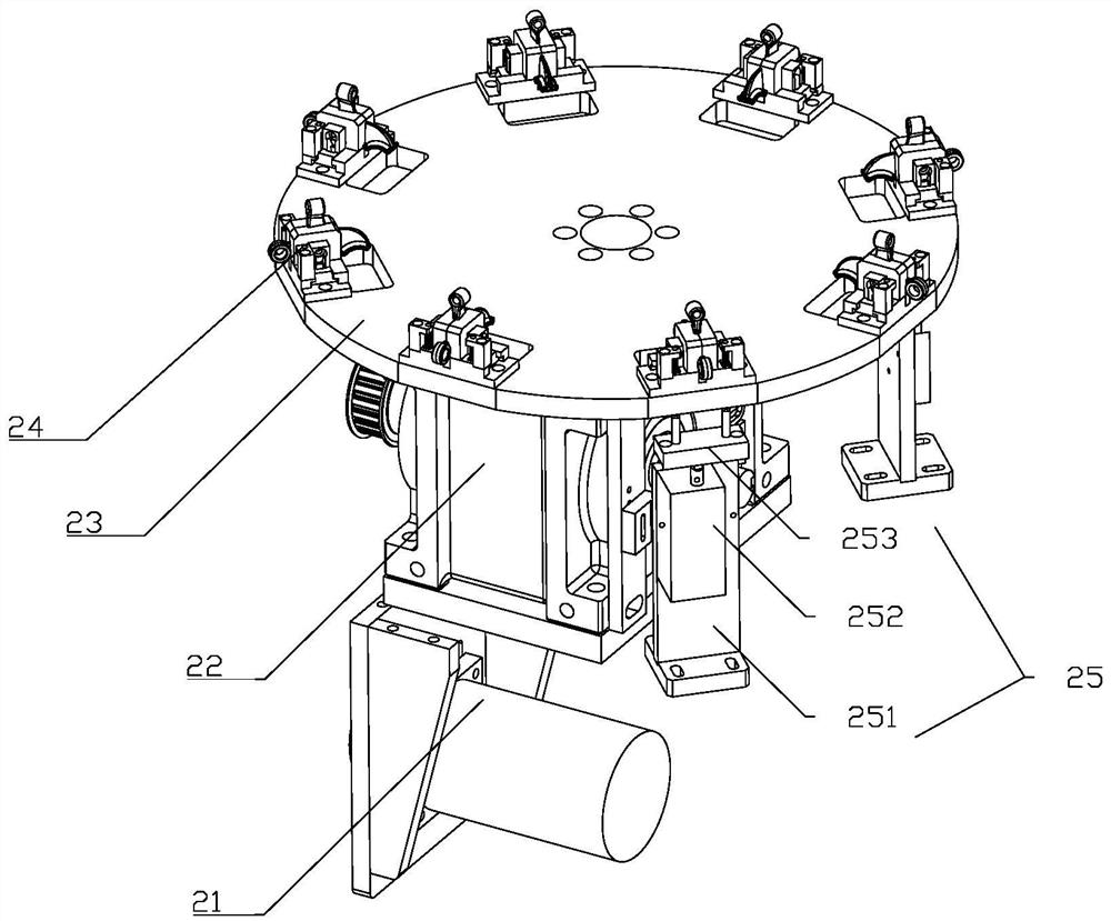 Screw and rubber cap assembling device and method