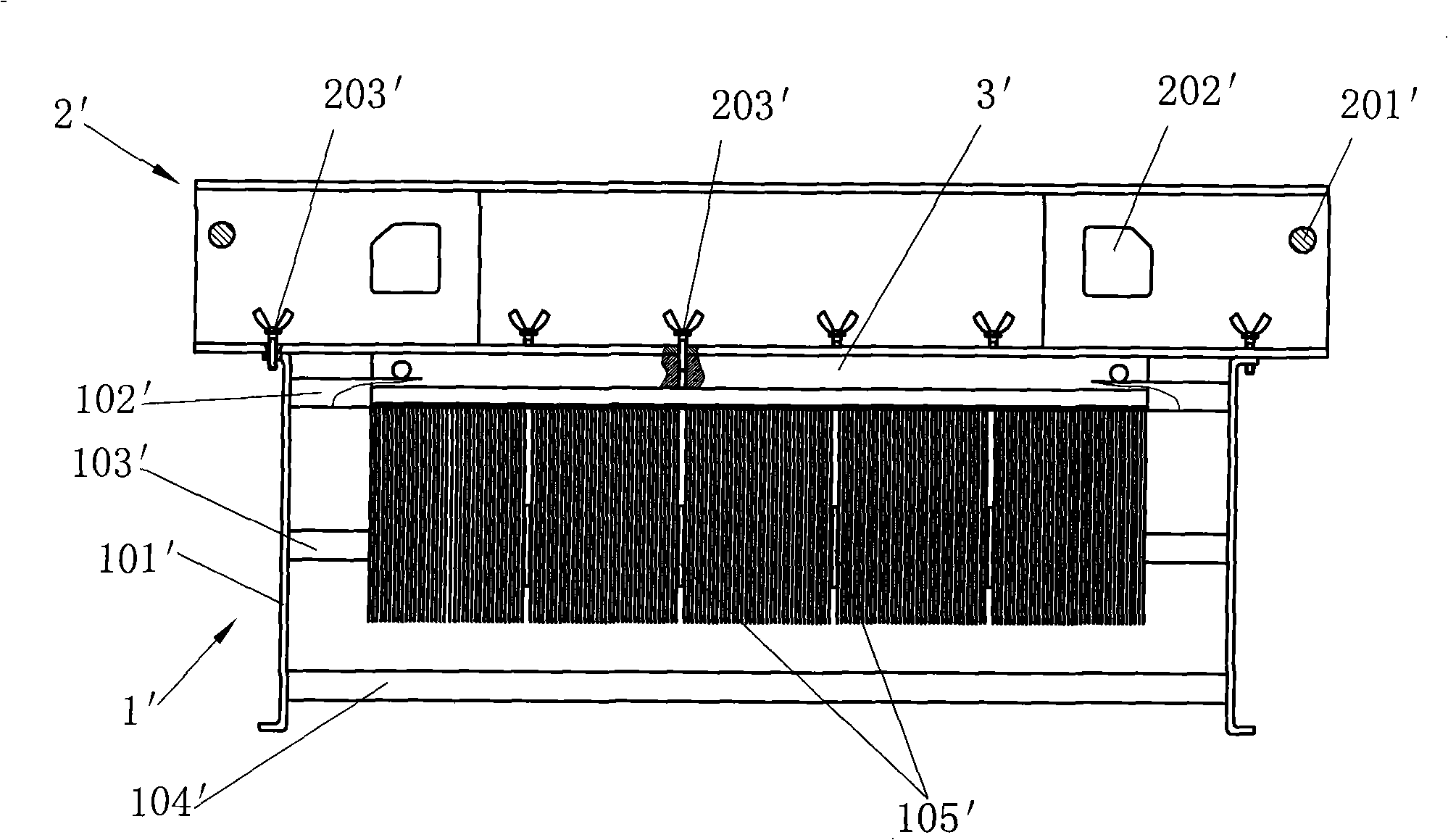 Clamper for cleaning and degumming silicon chip