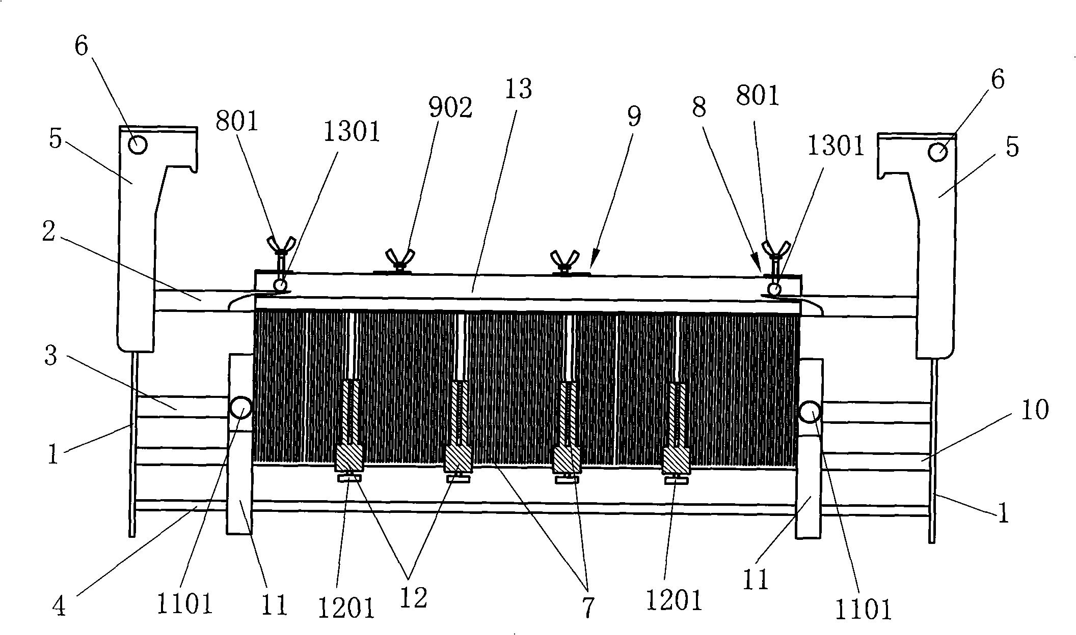 Clamper for cleaning and degumming silicon chip