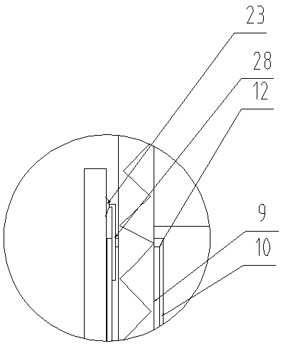 Inner side fixed type optical fiber transfer device and operation method thereof