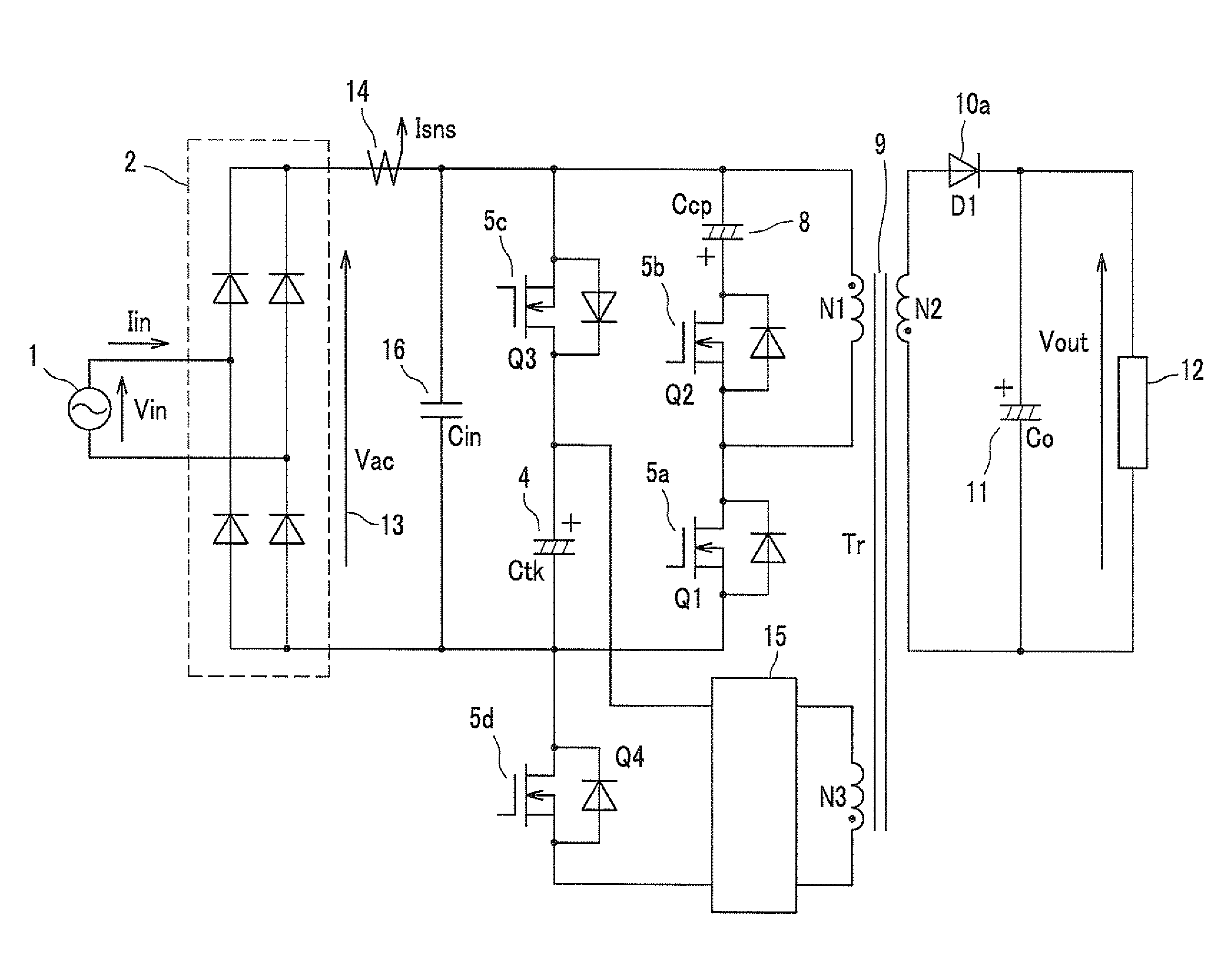 Switching power supply and display device provided the same