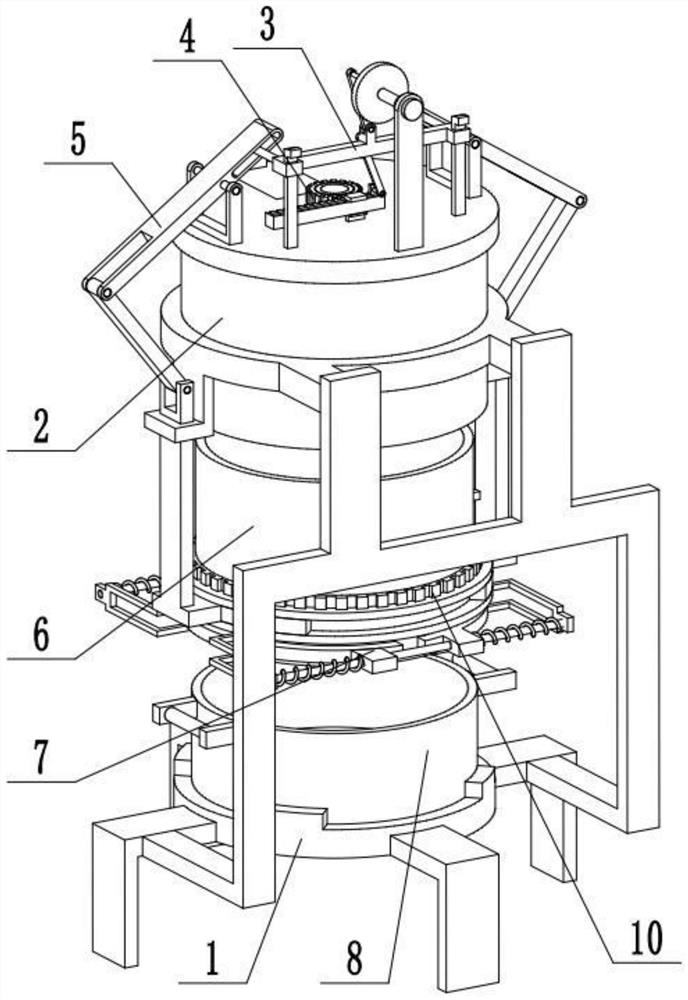 A feed mixing and crushing processing system