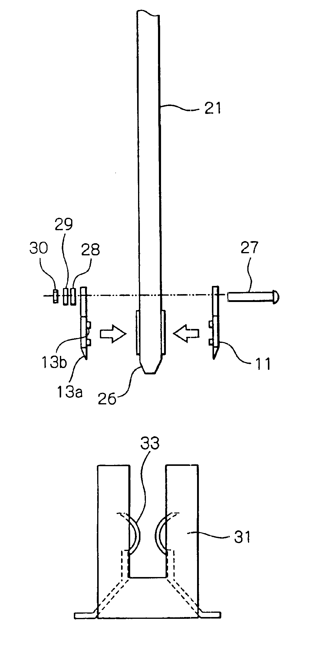 Card-edge connector and card member