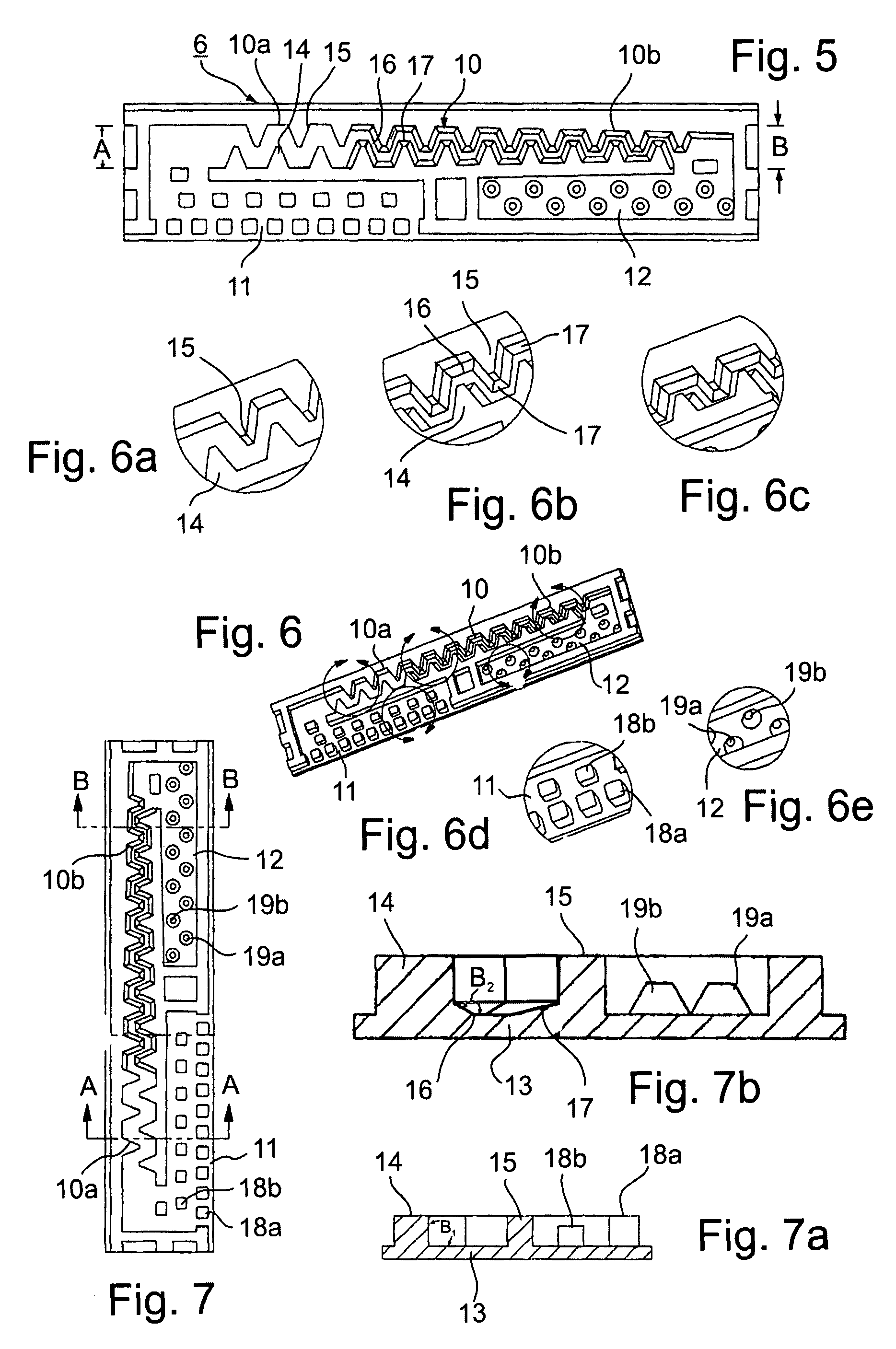 Drip irrigation hoses of the labyrinth type and flow-control elements for producing such hoses