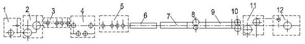 Continuous ultrathin unidirectional tape pre-impregnation machine based on thermoplastic resin prepreg