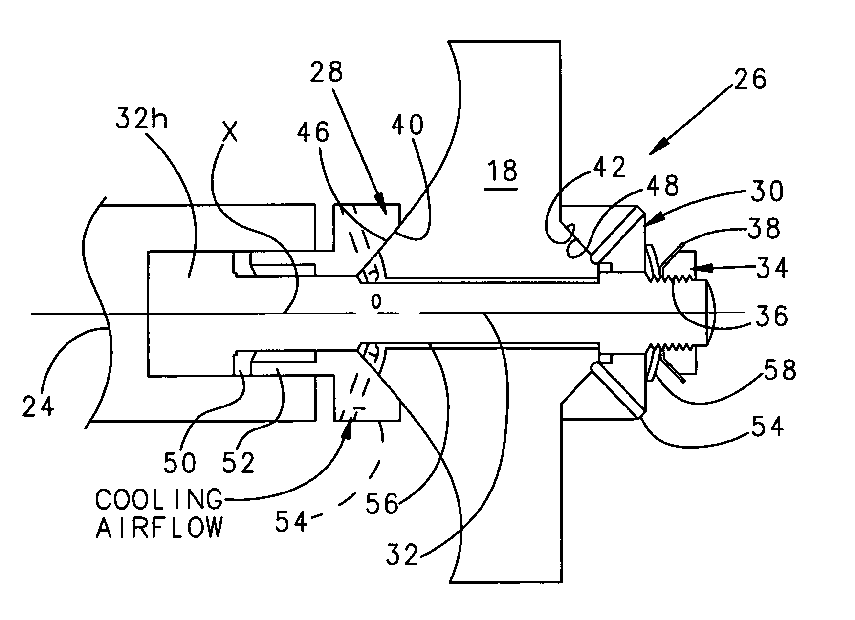 Mechanical coupling for a rotor shaft assembly of dissimilar materials