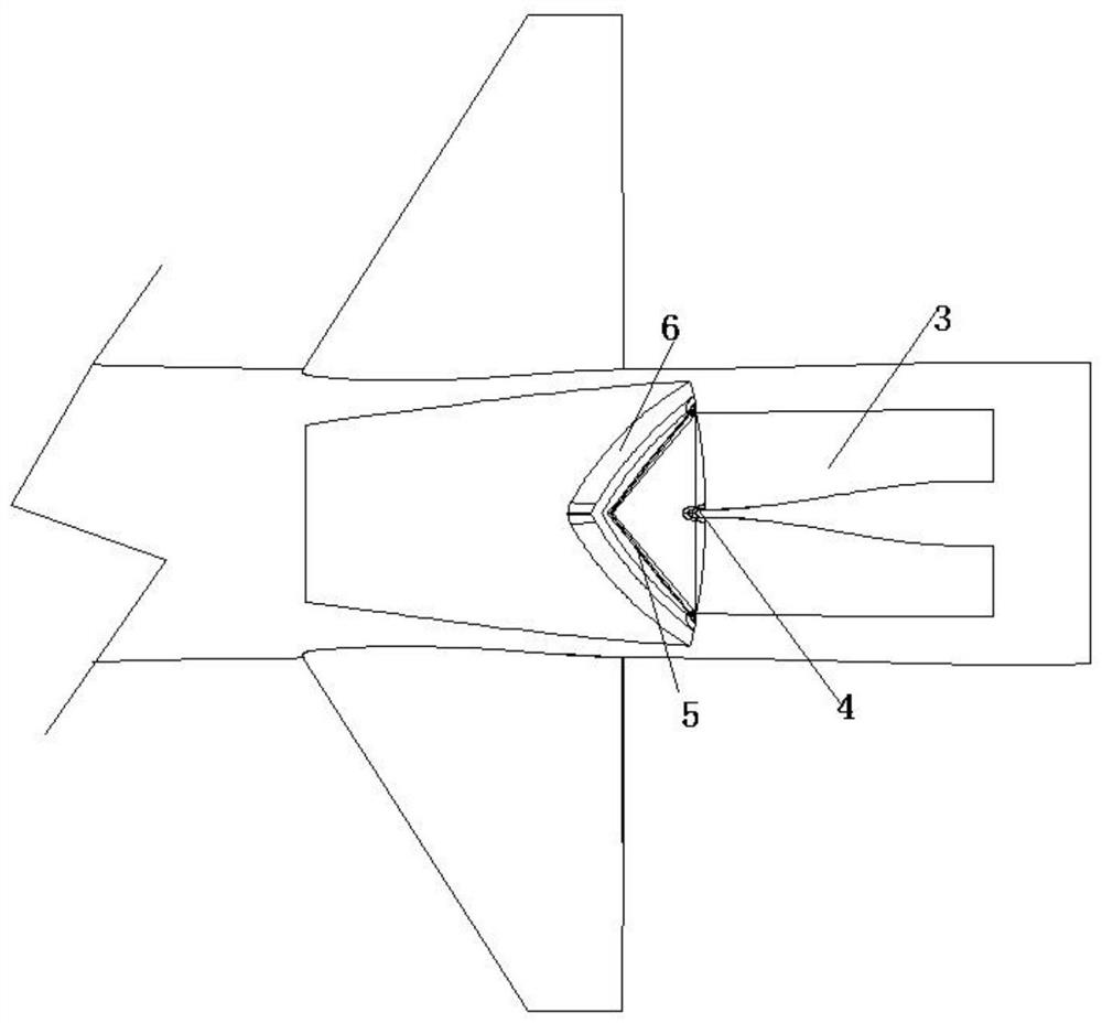 Subsonic aircraft air inlet channel