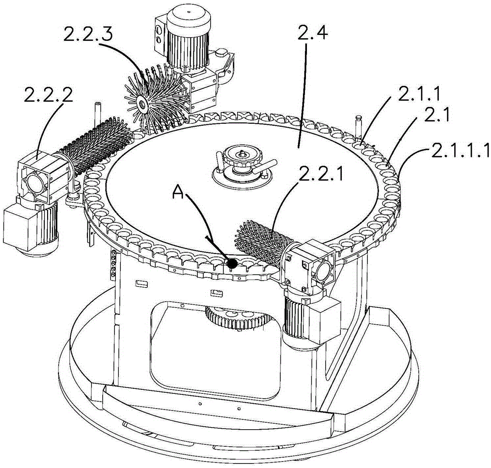 Lollipop pushing device for lollipop packing machine