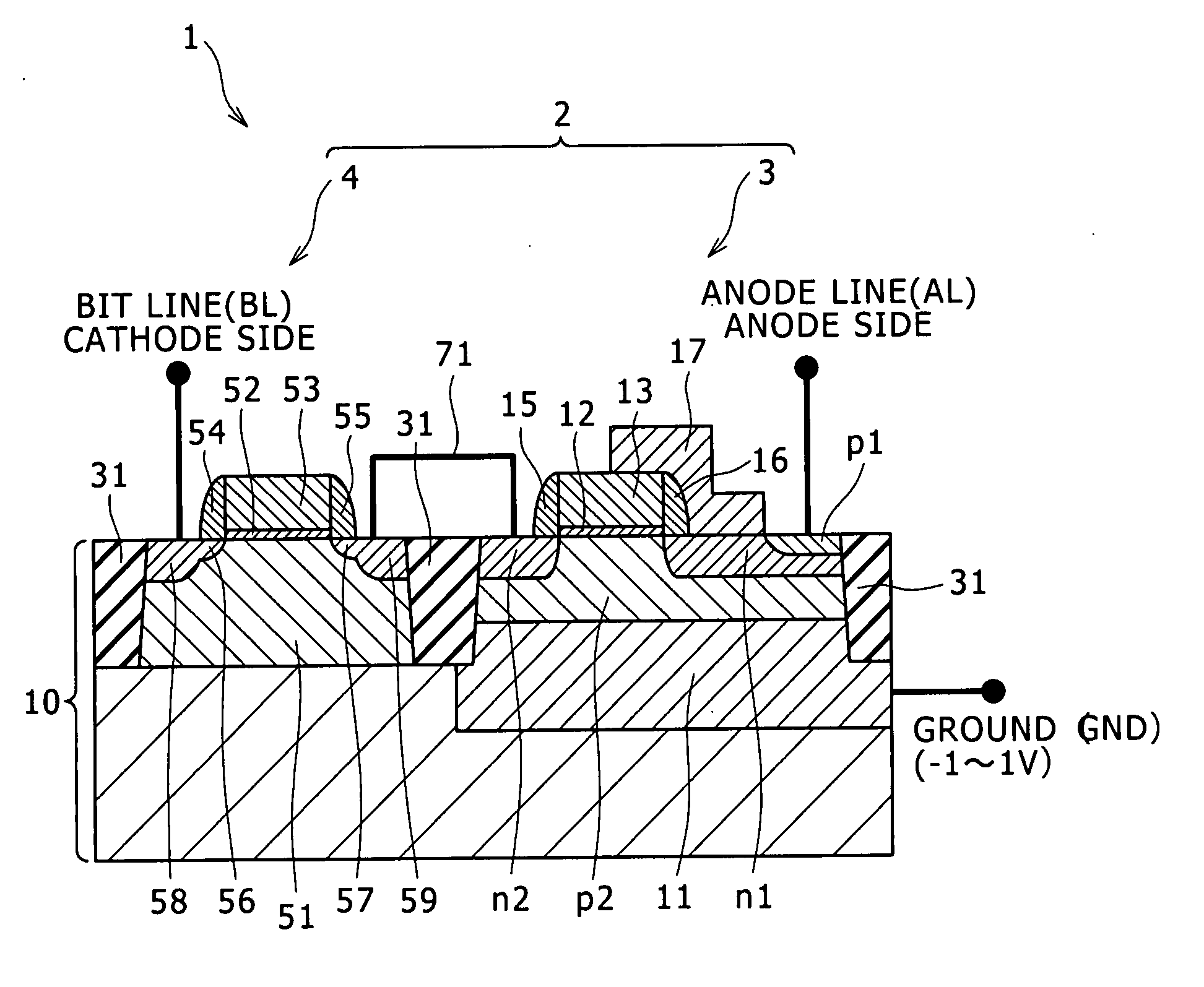 Semiconductor device and driving method therefor