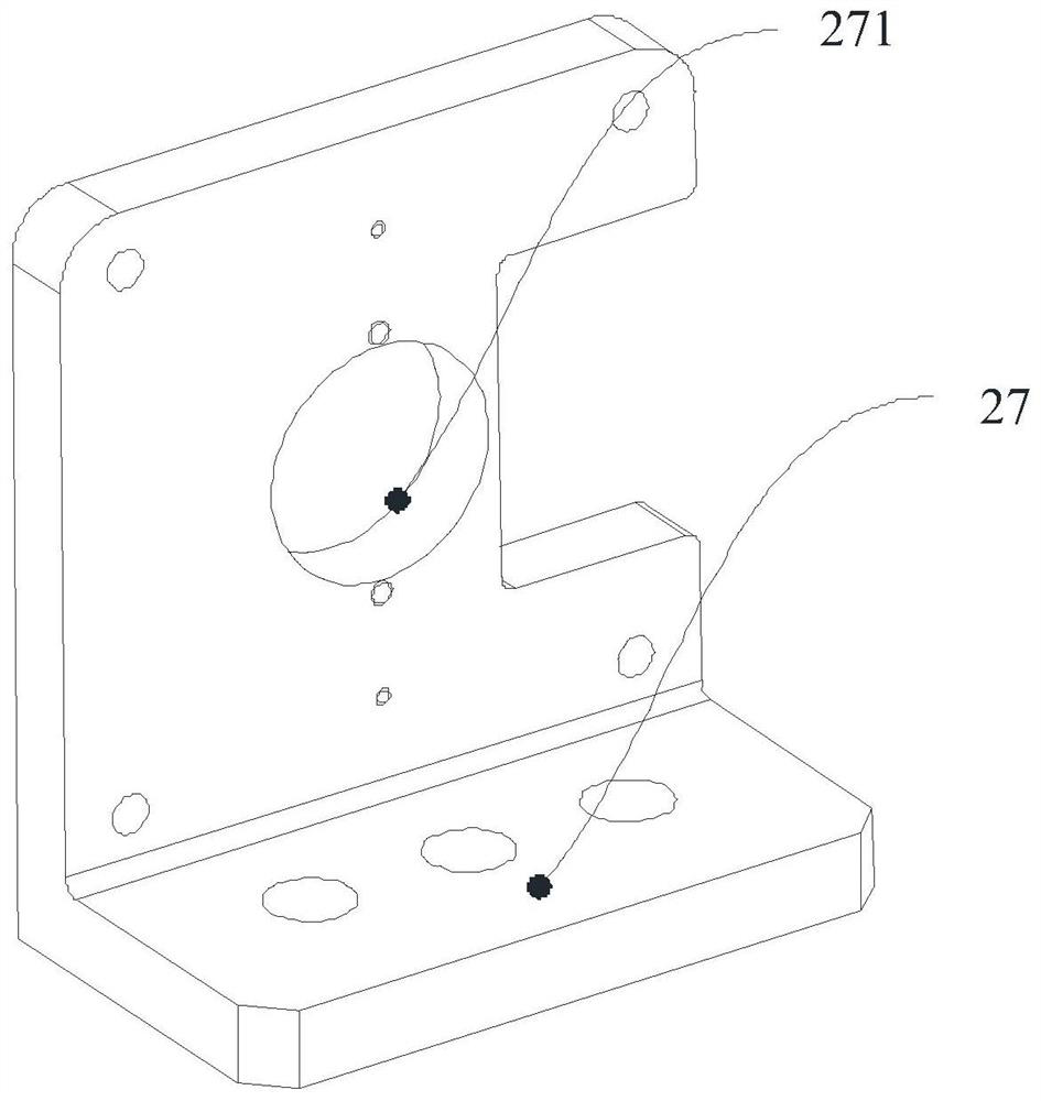 Clamping and rotating device and interventional operation robot