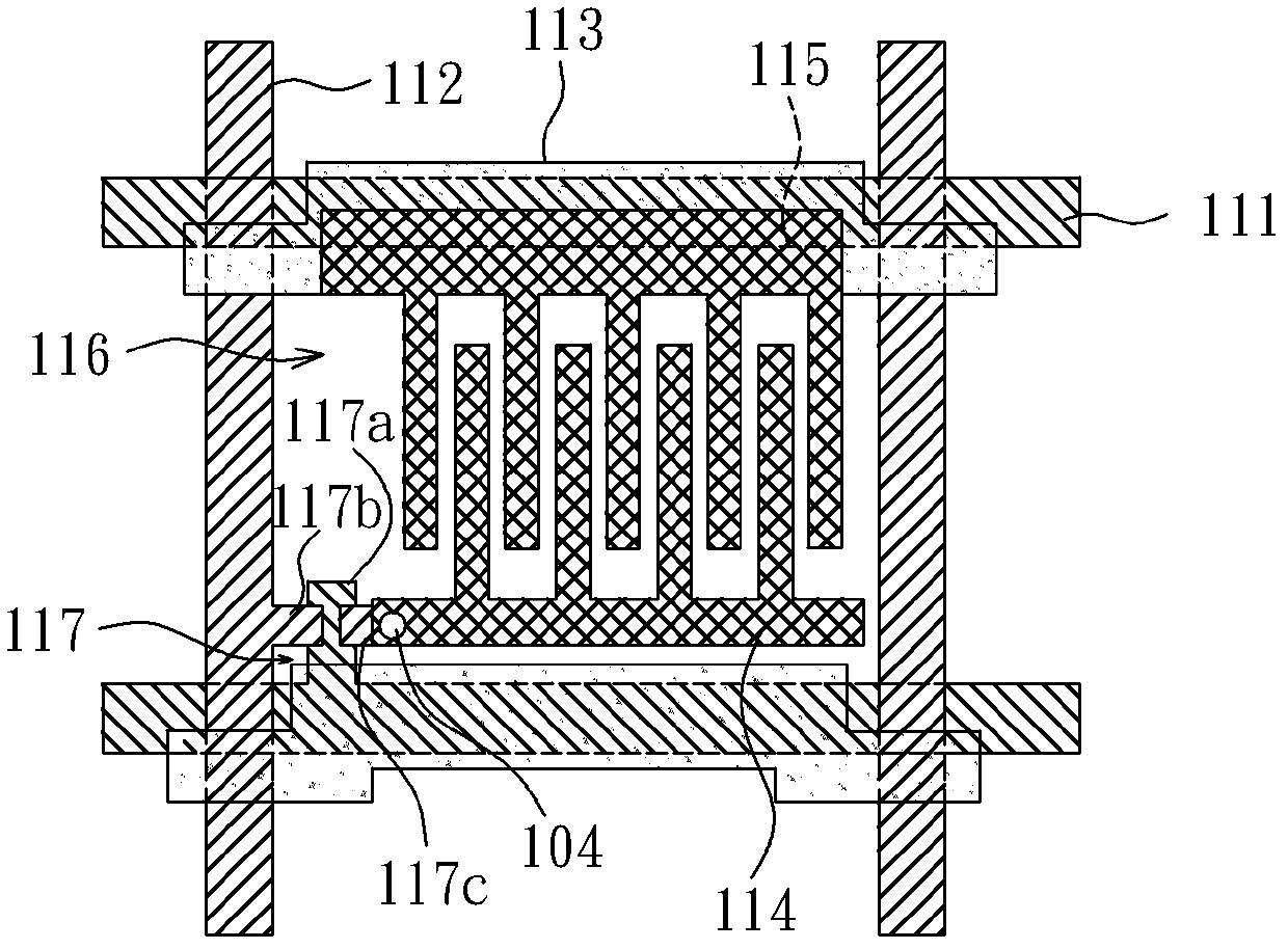 IPS liquid crystal display panel and method for manufacturing the same