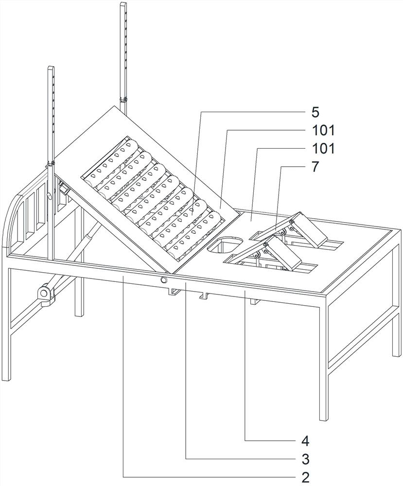 Multifunctional nursing bed