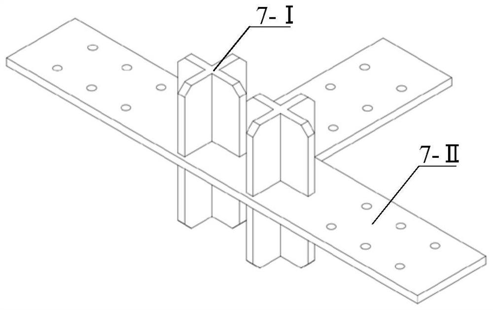 A plug-in modular steel structure connection node with reset function