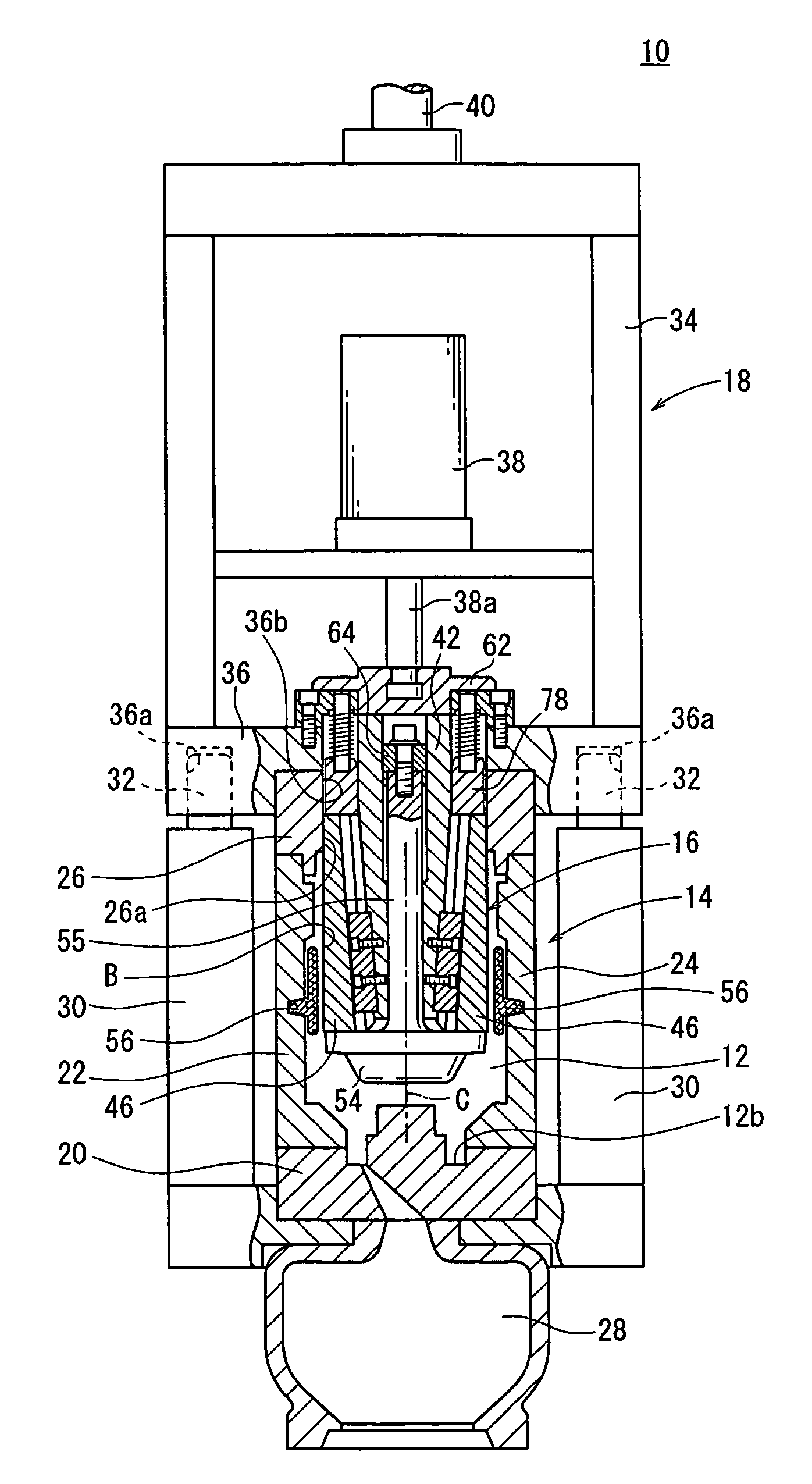 Mold Device and Method of Manufacturing Cylinder Block
