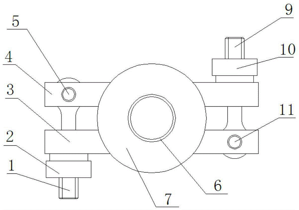 Grinding and riveting clamp