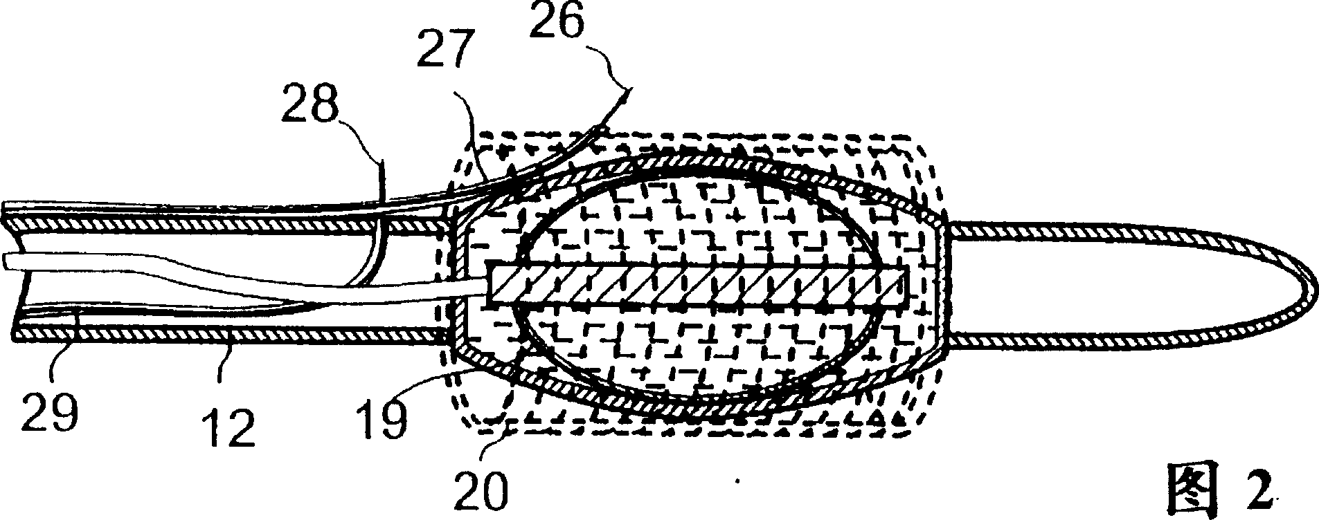 Device for local heat treatment of tissue