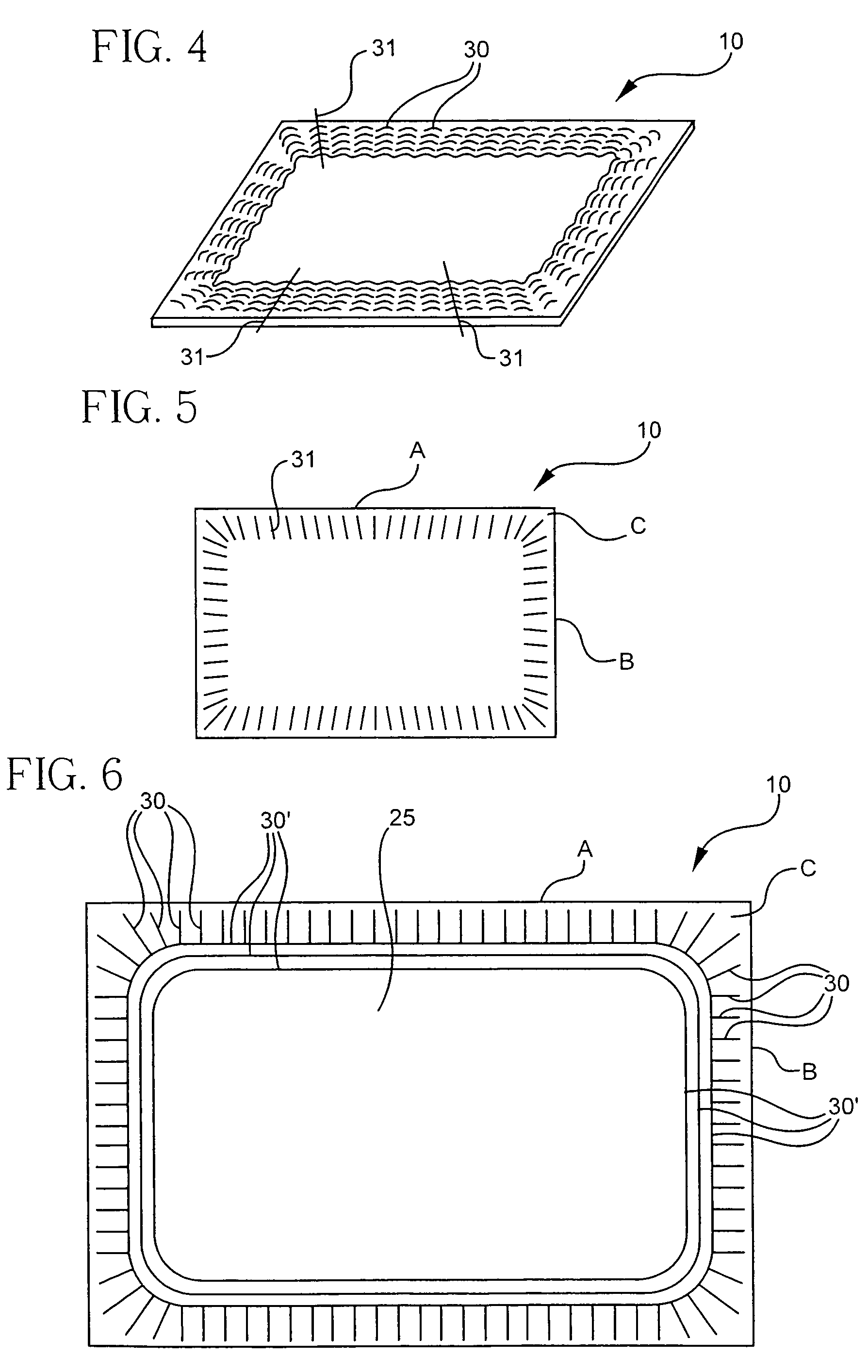 Electrolyte sheet with a corrugation pattern