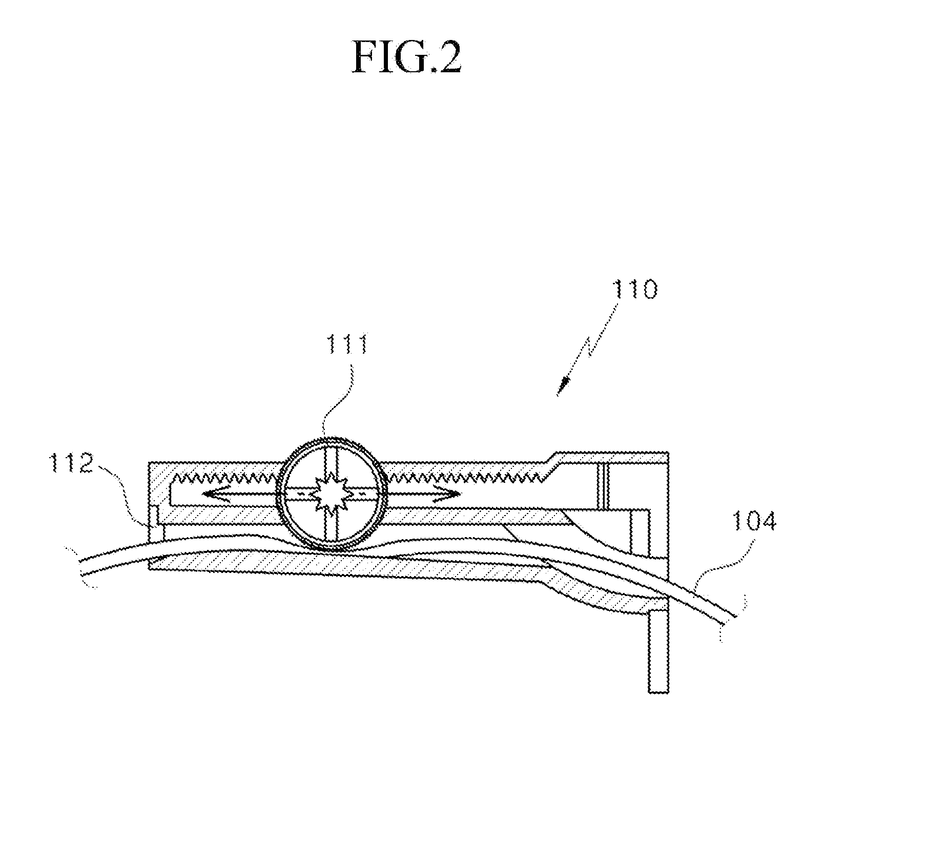 Linear flow rate adjusting apparatus for infusion