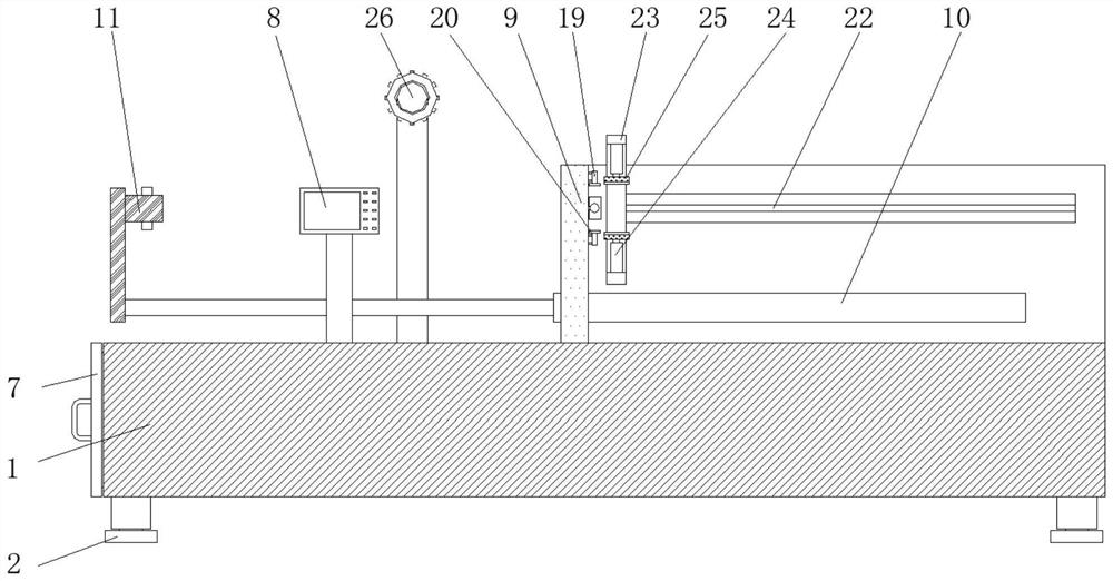 Rapid straightening device for machining of pipe fittings with different diameters