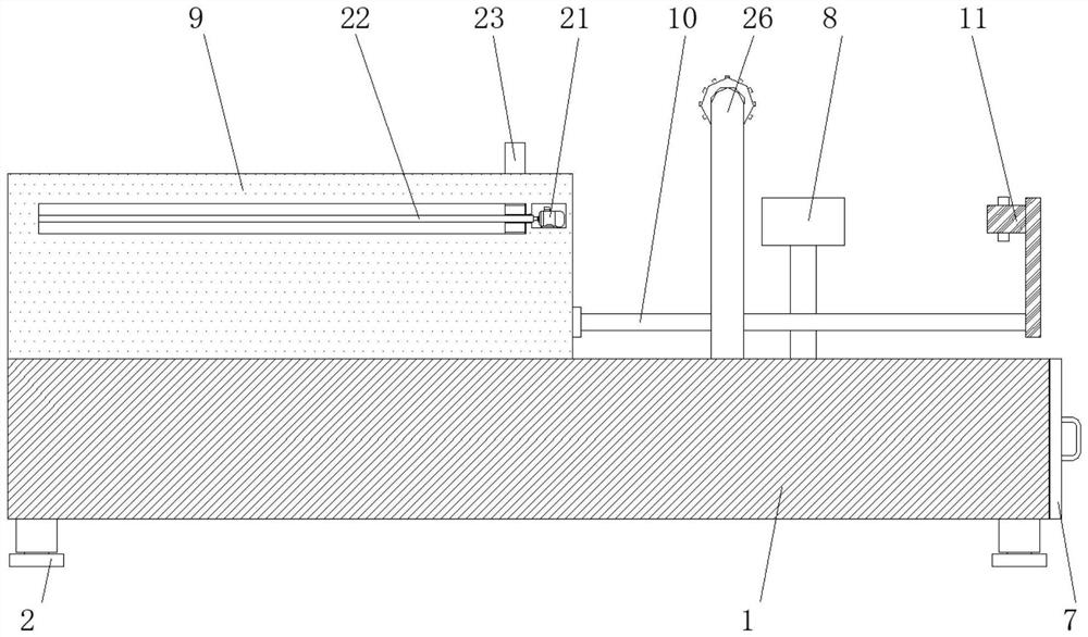 Rapid straightening device for machining of pipe fittings with different diameters