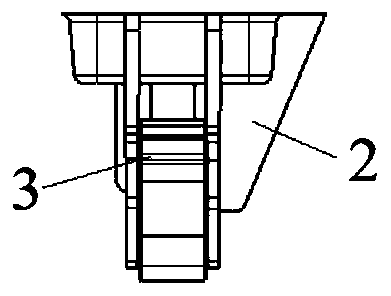 Car air conditioner control panel mounting structure