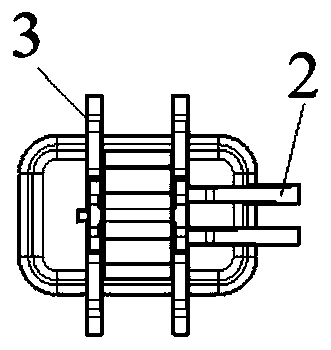 Car air conditioner control panel mounting structure