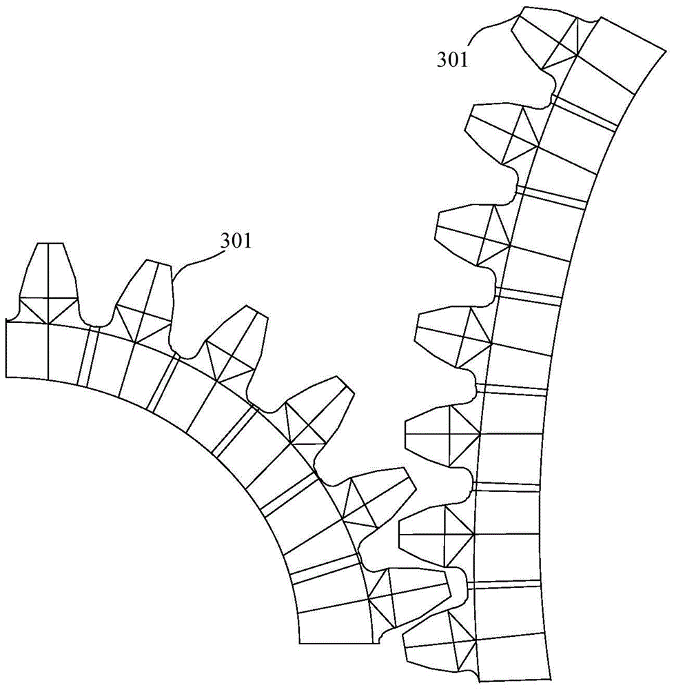 Evaluation method and device for bending fatigue limit of meshing gears based on notched specimens