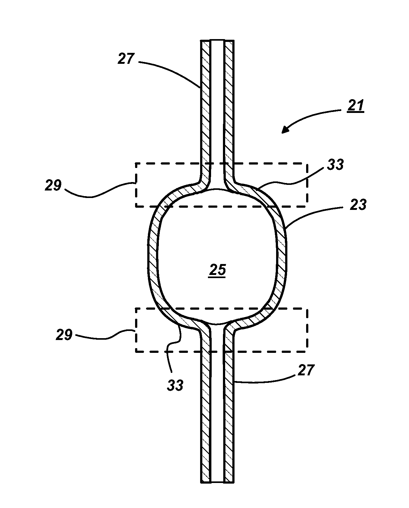 Ceramic discharge vessel having an opaque zone and method of making same