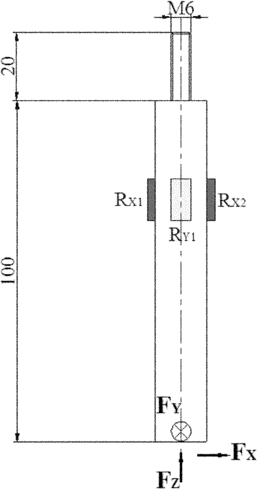 On-line measuring device for frictional force generated during polishing of small-sized wafer