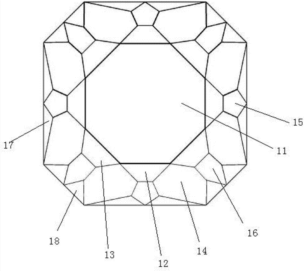 Octagonal diamond