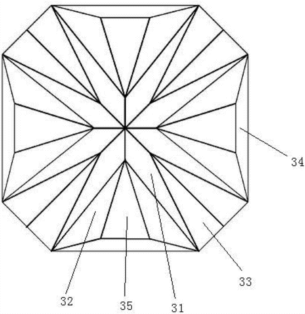 Octagonal diamond