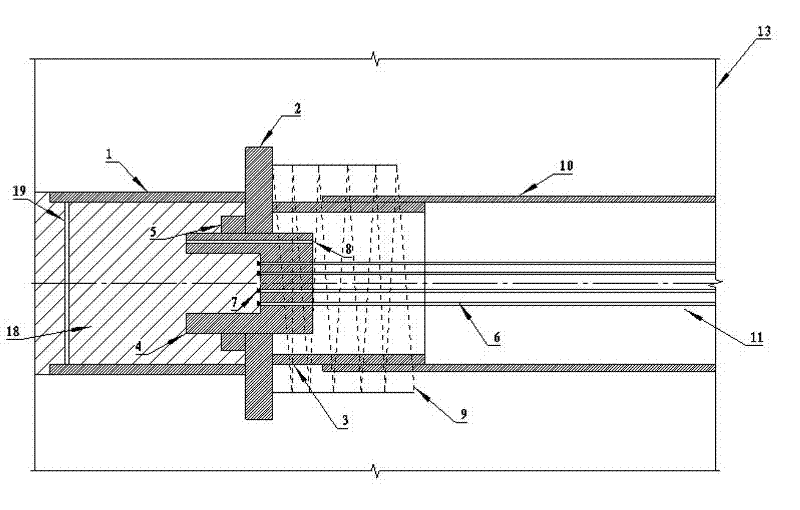Method for installing and using cable-stayed bridge reinforced concrete cable tower prestressed system