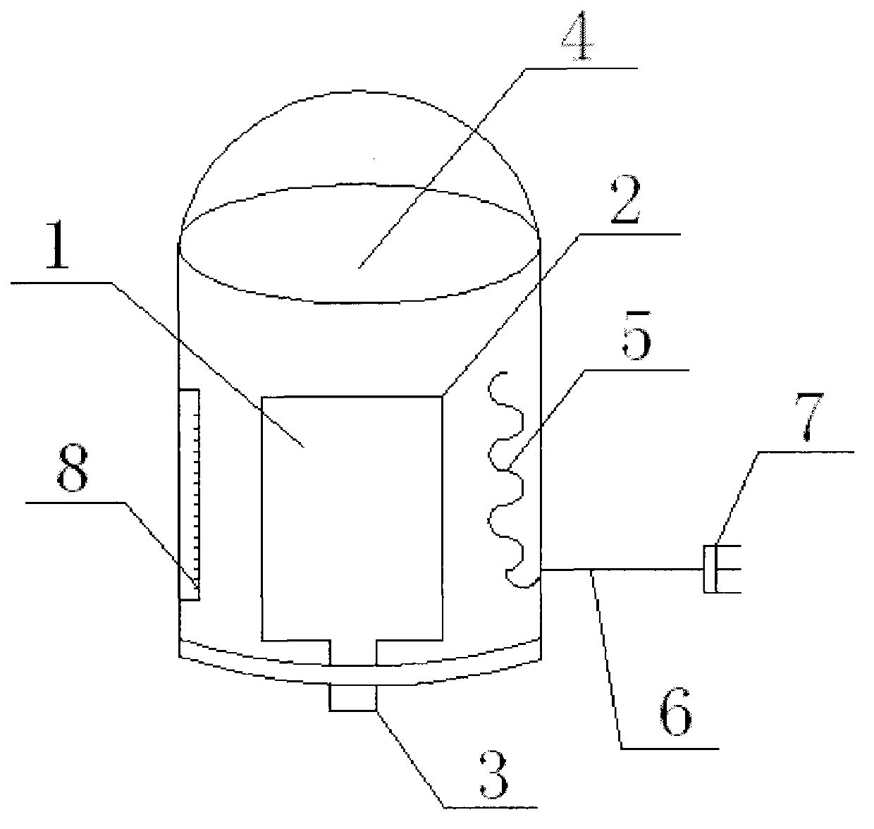 Dripping auxiliary heating device for drip bottle