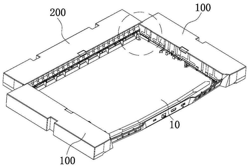 Sliding block mold opening and closing sequence control structure