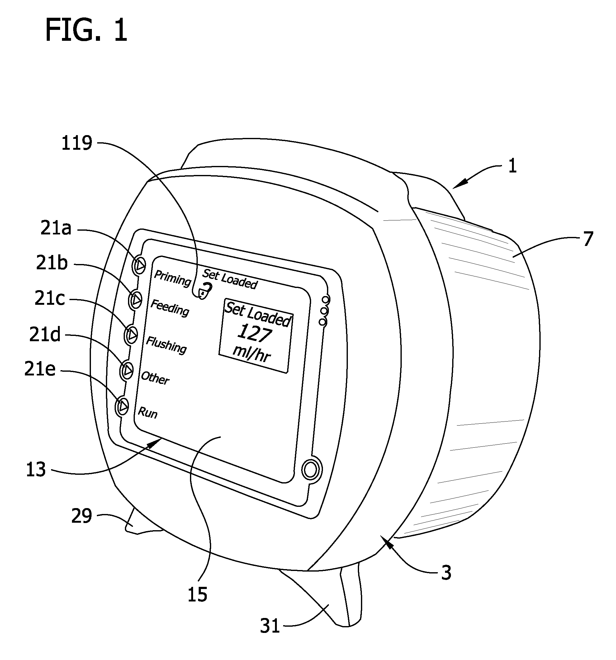 Fluid detection in an enteral feeding set