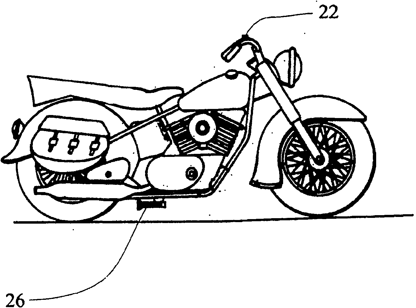 A centre stand for a two wheeled vehicle