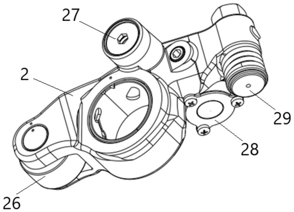 Integrated brake rocker arm device of engine