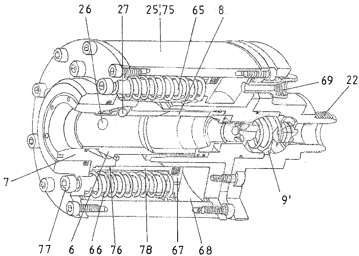 Lance stand with guard for non-straight, especially curved oxygen lances