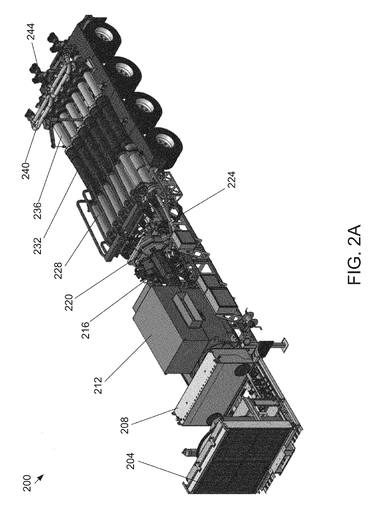Well service pump power system and methods