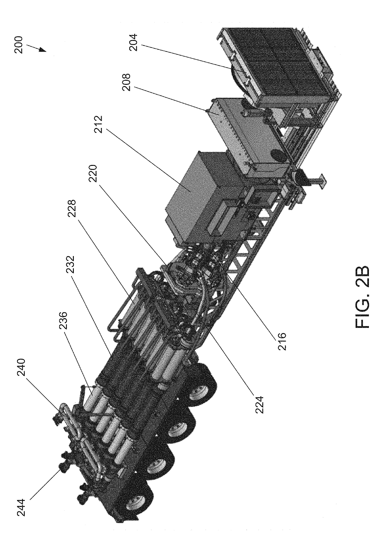 Well service pump power system and methods