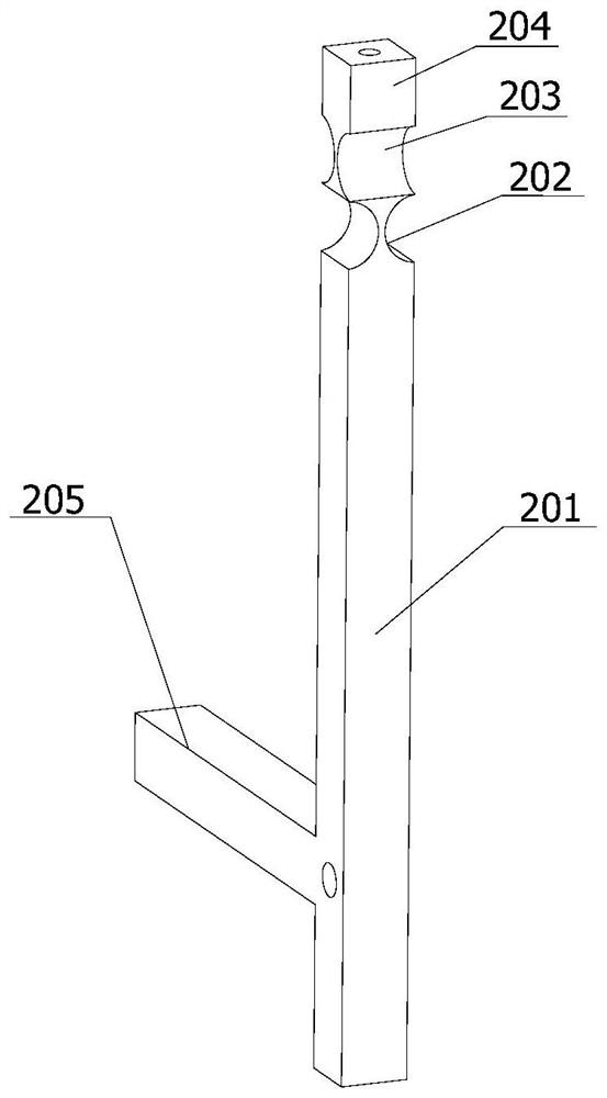 Two-dimensional large-stroke high-load decoupling deflection device