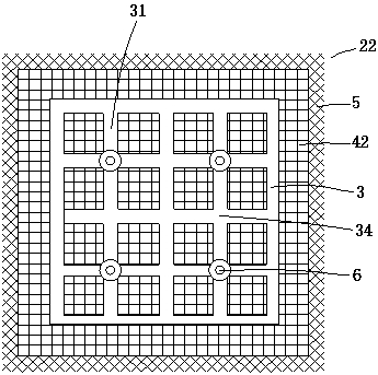 Modularized marine foundation scour protection device and mounting method thereof