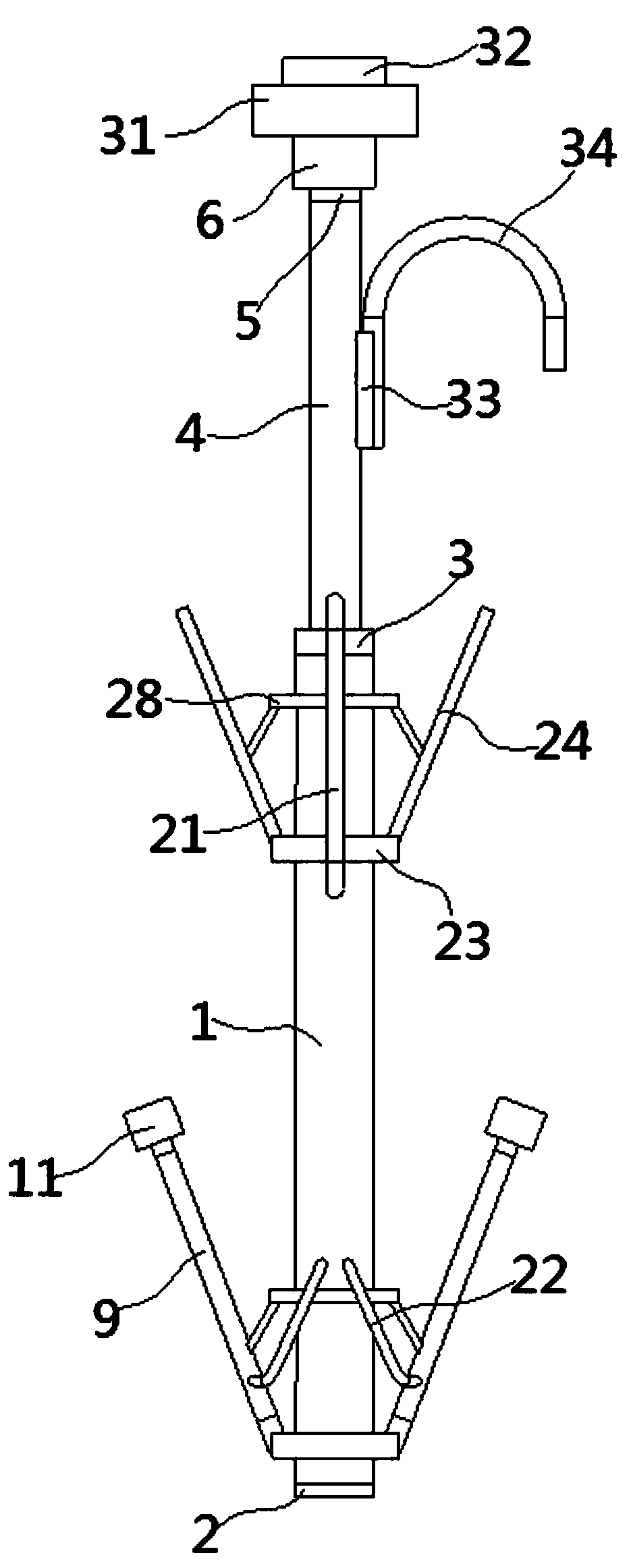 Heat-collecting intelligent drying rack