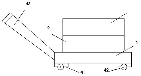 Mixing device for bridge construction