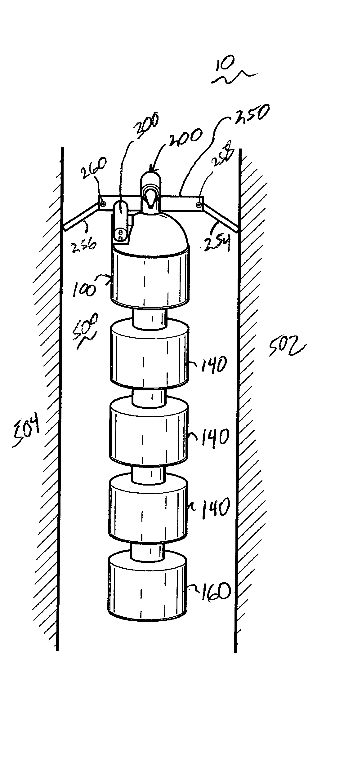 Self-contained automatic fire extinguisher