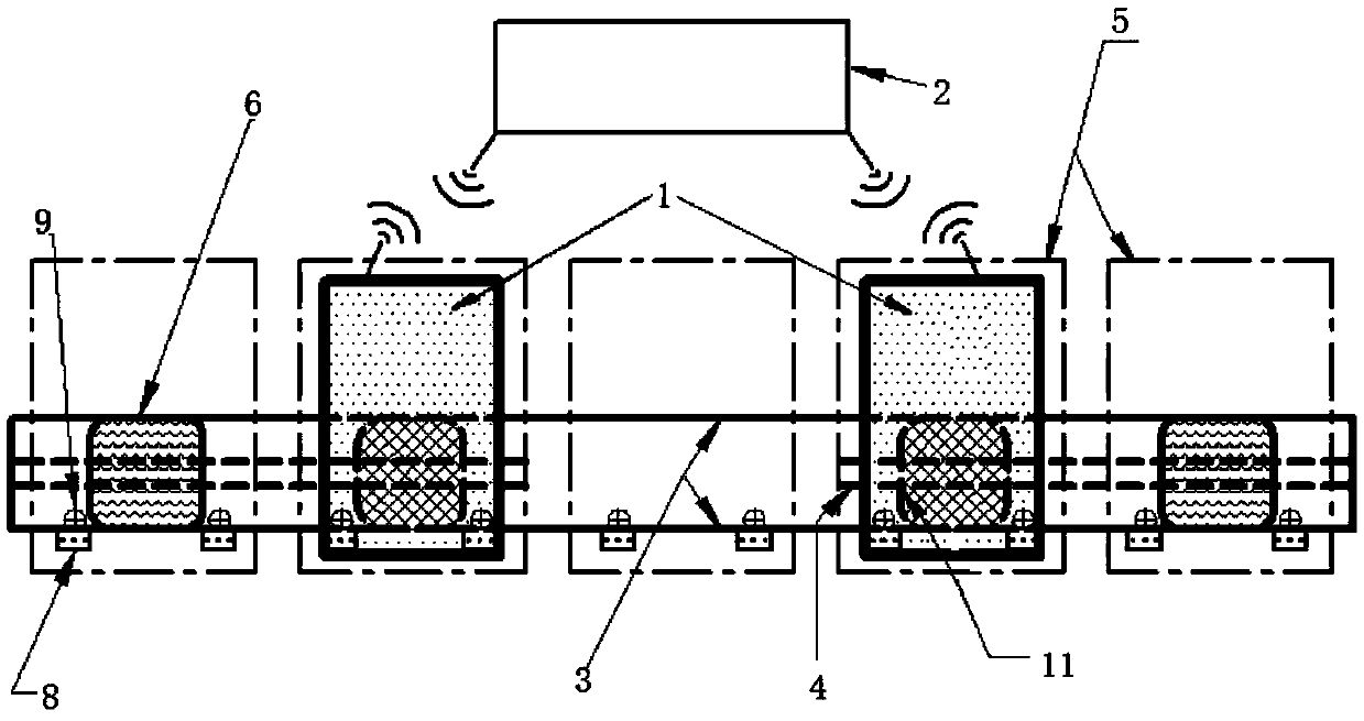 A multi-parking mobile wireless charging device for automobiles and its control method