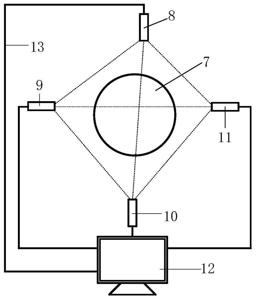 Method for monitoring high-energy optical radiation of fusion device in real time